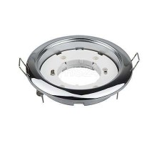 Светильник встраиваемый GX53R-mini RC ультратонкий металл под лампу GX53 230В хром IN HOME 4690612008455