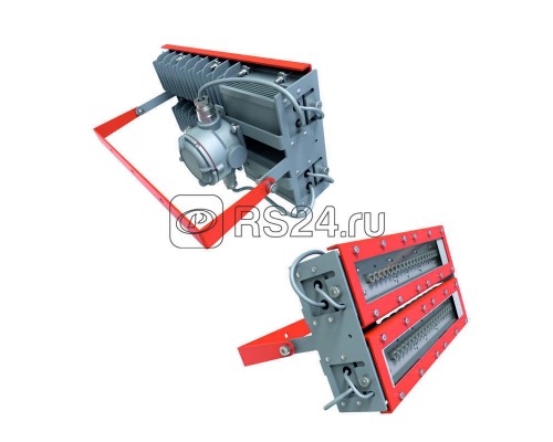 Светильник взрывозащищенный LAD LED R320-2-120G-230AC-50L Ex 110Вт 5000К IP66 230В КСС типа Д крепление на лире LADesign LADLED2LSG230AC50LEx