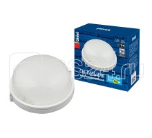 Светильникмвлагозащищенный UWL-R01 100W/E27 IP54 WHITE Круг под лампу Е27 Uniel UL-00006771