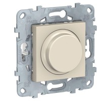 Светорегулятор UNICA NEW LED поворотно-нажимной универс. 5-200Вт беж. SchE NU551444