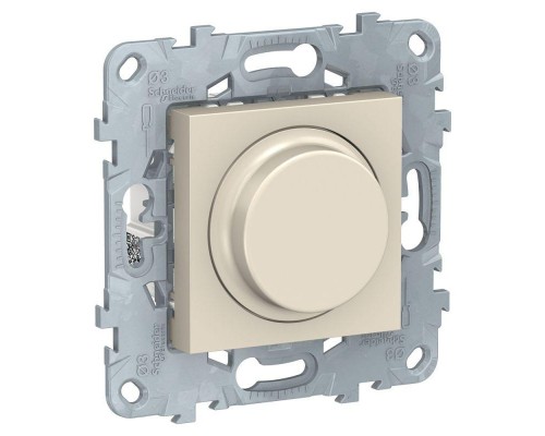 Светорегулятор UNICA NEW LED поворотно-нажимной универс. 5-200Вт беж. SchE NU551444