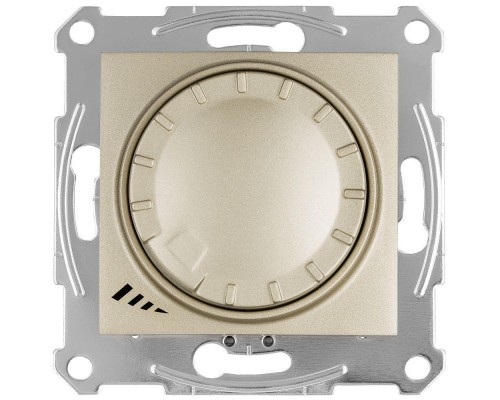 Светорегулятор (диммер) Sedna LED поворотно-нажимной универс. 4-400Вт титан SchE SDN2201268