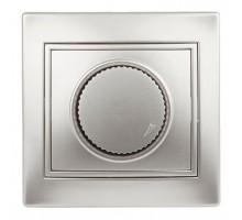 Светорегулятор СП Plano 1-401-03 поворотный 600Вт 230В IP20 алюм. Intro Б0030090