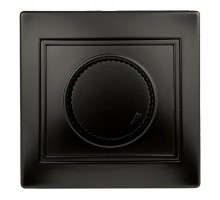Светорегулятор СП Plano 1-401-05 поворотный 600Вт 230В IP20 антрацит Intro Б0044577