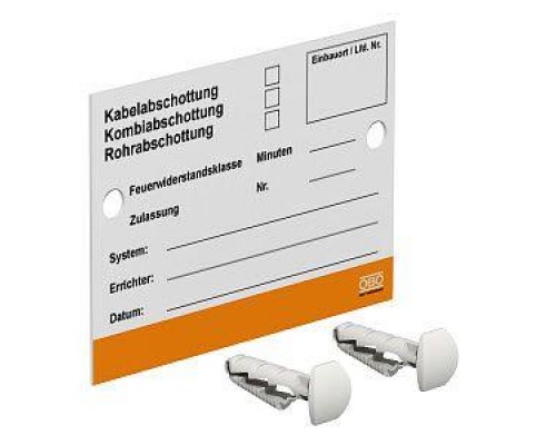 Табличка маркировочная 100х70мм KS-S OBO 7205425