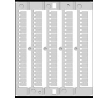 Табличка маркировочная чист. CNU/8/51 серия 1-50 верт. ориент. DKC ZN8001