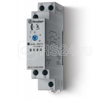 Таймер модульный 1-функциональный (ВЕ) 24240В AC/DC 1CO 16А 17.5мм 0.1с24ч IP20 FINDER 804102400000