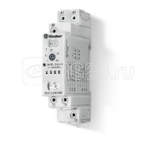 Таймер модульный мультифункциональный (AI DI SW BE CE DE) 24240В AC/DC 1CO 8А 17.5мм регулировка времени 0.1с24ч безвинт. клеммы push-in IP20 FINDER 80510240P000