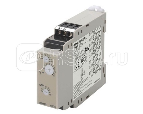 Таймер полупроводниковый H3DK-M1 AC/DC24-240 OMI 8 реж. одинар. перекл. контакт SPDT 24..240В AC/DC Omron 668642