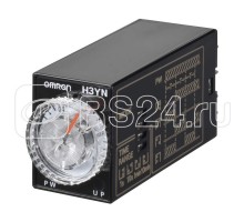 Таймер твердотельный H3YN-21-B AC200-230 контакты DPDT; большой диапазон времени 0.1 мин-10ч; одинарн. контакты; напряж. пит. 200..230В AC черн. Omron 669600