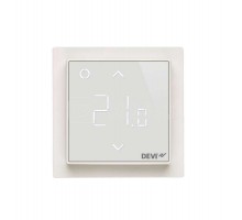 Терморегулятор DEVIreg Smart интеллектуальный с Wi-Fi 16А бел. DEVI 140F1141