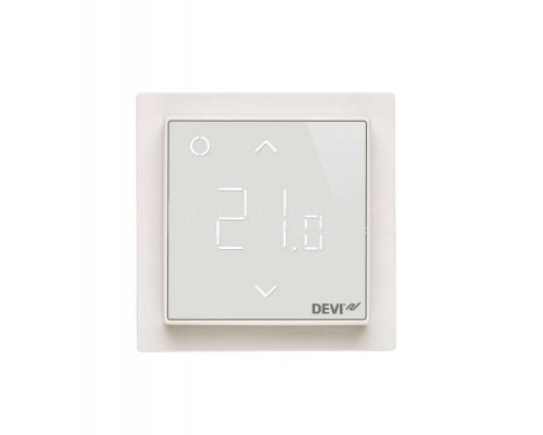 Терморегулятор DEVIreg Smart интеллектуальный с Wi-Fi 16А бел. DEVI 140F1141