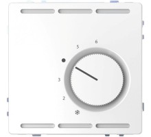 Терморегулятор Merten D-Life PlusLink с цетральной платой с переключателем конт. 24В SD бел. лотос SchE MTN5763-6035