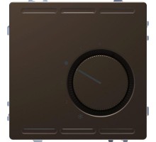 Терморегулятор Merten D-Life PlusLink с цетральной платой с переключателем конт. 24В SD мокко SchE MTN5763-6052