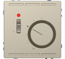 Терморегулятор Merten D-Life PlusLink с цетральной платой с выключателем 230В SD сахара SchE MTN5760-6033