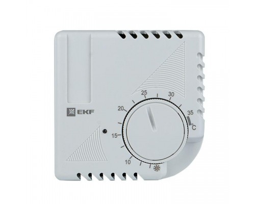 Термостат NO/NC (охлаждение/обогрев) накладной 16А 230В IP20 PROxima EKF thermo-no-nc-wall