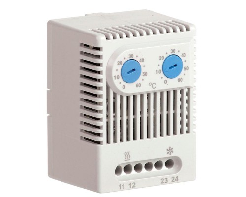 Термостат двухканальный от 0 до +60град.C NO+NO ИЭК YCE-DTNO-NO-60