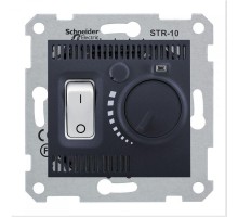 Термостат комнат. Sedna графит SchE SDN6000170