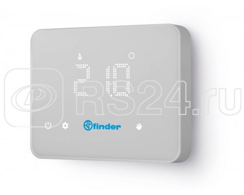 Термостат комнатный Bliss T c таймером сенсорный экран 3В DC 1СО 5А монтаж на стену FINDER 1C9190030W07