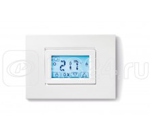 Термостат комнатный с сенсорным экраном 3В DC 1СО 5А монтаж на стену бел. FINDER 1T5190030000PAS