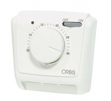 Термостат ОП для систем инфр. обогр. Clima MLI мех. IP20 (вкл./выкл. индикац.) Orbis OB320522