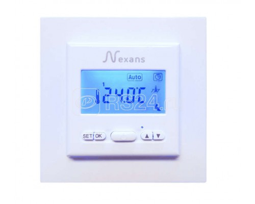 Термостат програмитуемый N-COMFORT TD дисп. датчик пола; датчик возд. 3.6кВт 16А Nexans 10545713