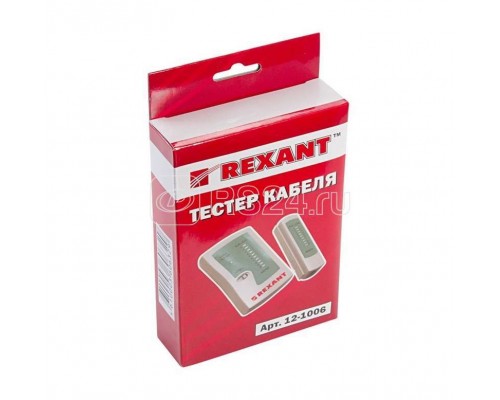 Тестер кабеля RJ45+RJ11 (HT-C004) (TL-468) Rexant 12-1006