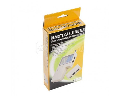 Тестер кабеля универс. RJ-45+RJ-11+RJ-12+USB+BNC (HT-2468B) REXANT 12-1003