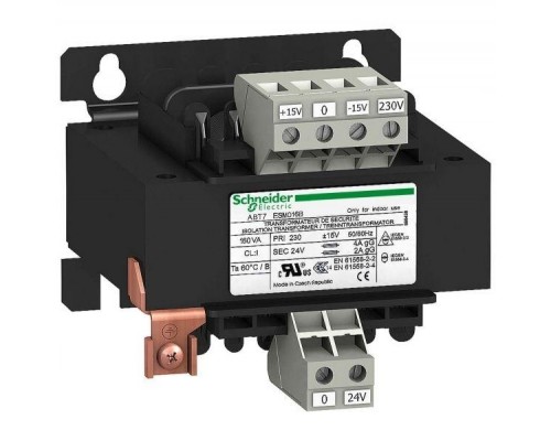 Трансформатор 1х230В 15-24В 100ВА SchE ABT7ESM010B