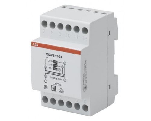 Трансформатор звонковый защ. кз TS24/8-12-24 ABB 2CSM228695R0812