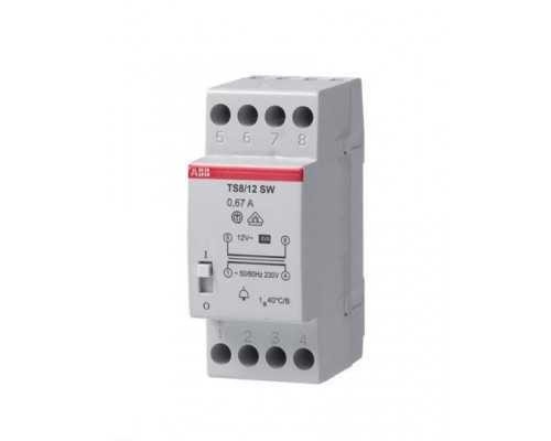 Трансформатор звонковый защ. кз TS 8/8SW ABB 2CSM081302R0811