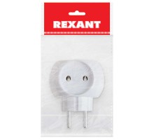 Тройник электрический Шар 220В 6А бел. REXANT 11-1063