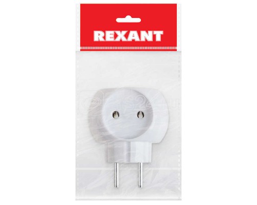 Тройник электрический Шар 220В 6А бел. REXANT 11-1063