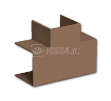 Тройник накладной 90град. 25х16 корич. Рувинил ТРН-25х16-К