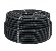 Труба гофрированная FRHF d20мм с протяжкой черн. (уп.100м) Plast PROxima EKF FRHF-20