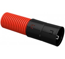 Труба гофрированная двустенная ПНД d110мм SN10 красн. (уп.100м) ИЭК CTG12-110-K04-100-R