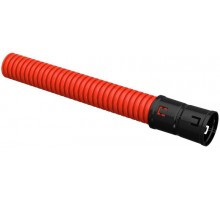Труба гофрированная двустенная ПНД d40мм SN20 красн. (уп.100м) ИЭК CTG12-040-K04-100-R