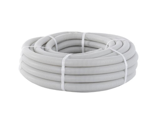 Труба гофрированная ПВХ d25мм с протяжкой (уп.10м) Plast PROxima EKF tg-z-25-10m