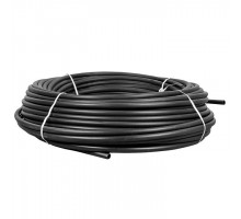 Труба ПНД гладкая жесткая d25мм черн. (уп.100м) EKF tpndg-25