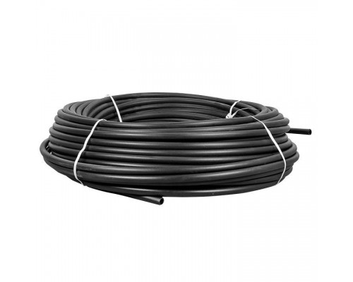 Труба ПНД гладкая жесткая d25мм черн. (уп.100м) EKF tpndg-25
