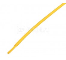 Трубка термоусадочная 1.0/0.5 1м желт. Rexant 20-1002