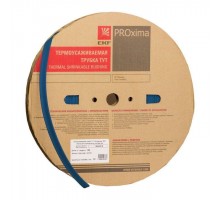 Трубка термоусадочная тонкостен. 4/2 син. (уп.200м) EKF tut-4-g