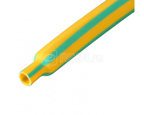 Трубка термоусадочная ТУТнг-LS-10/5 жел./зел. (уп.100м) КВТ 60106