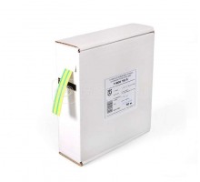 Трубка термоусадочная в евро боксе T-BOX 12/6 жел./зел. (уп.10м) КВТ 65626