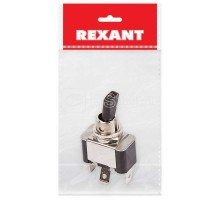 Тумблер 12В 30А (3c) ON-OFF 1п с красн. LED подсветкой (ASW-07D-2) (инд. упак.) Rexant 36-4350-1