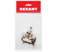 Тумблер 220В 10А (2c) ON-OFF 1п Mini (ASW-23) (инд. упак.) Rexant 36-4310-1