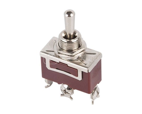 Тумблер 250В 10А (3с) (ON)-OFF-(ON) 1п (KN-123) Rexant 36-4152