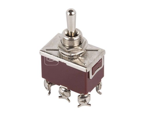 Тумблер 250В 10А (6с) (ON)-OFF-(ON) 2п (KN-223) Rexant 36-4172