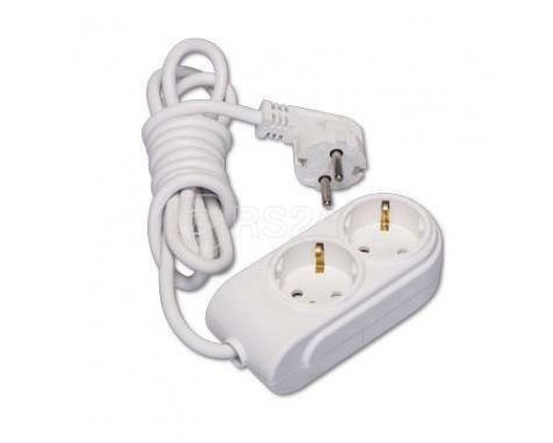 Удлинитель 2х2м с заземл. 16А защ. шторки (ПВС 3х1.5) Makel N2210034