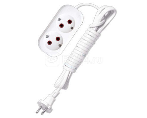 Удлинитель 2х3м без заземл. 6А IP20 У6-011 ШВВП 2х0.75 UNIVersal 9631912